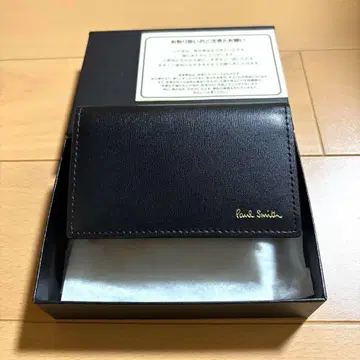 폴스미스 시티 엠보싱 명함지갑 미사용 새상품 블랙 판매 종료