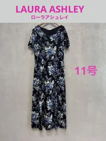 LAURA ASHLEY 로라 애슐리 꽃무늬 롱 원피스 11호