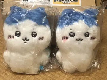 치이카와 (먼작귀) 머리카락이 늘어난 하치와레 봉제 인형 S 2개 세트