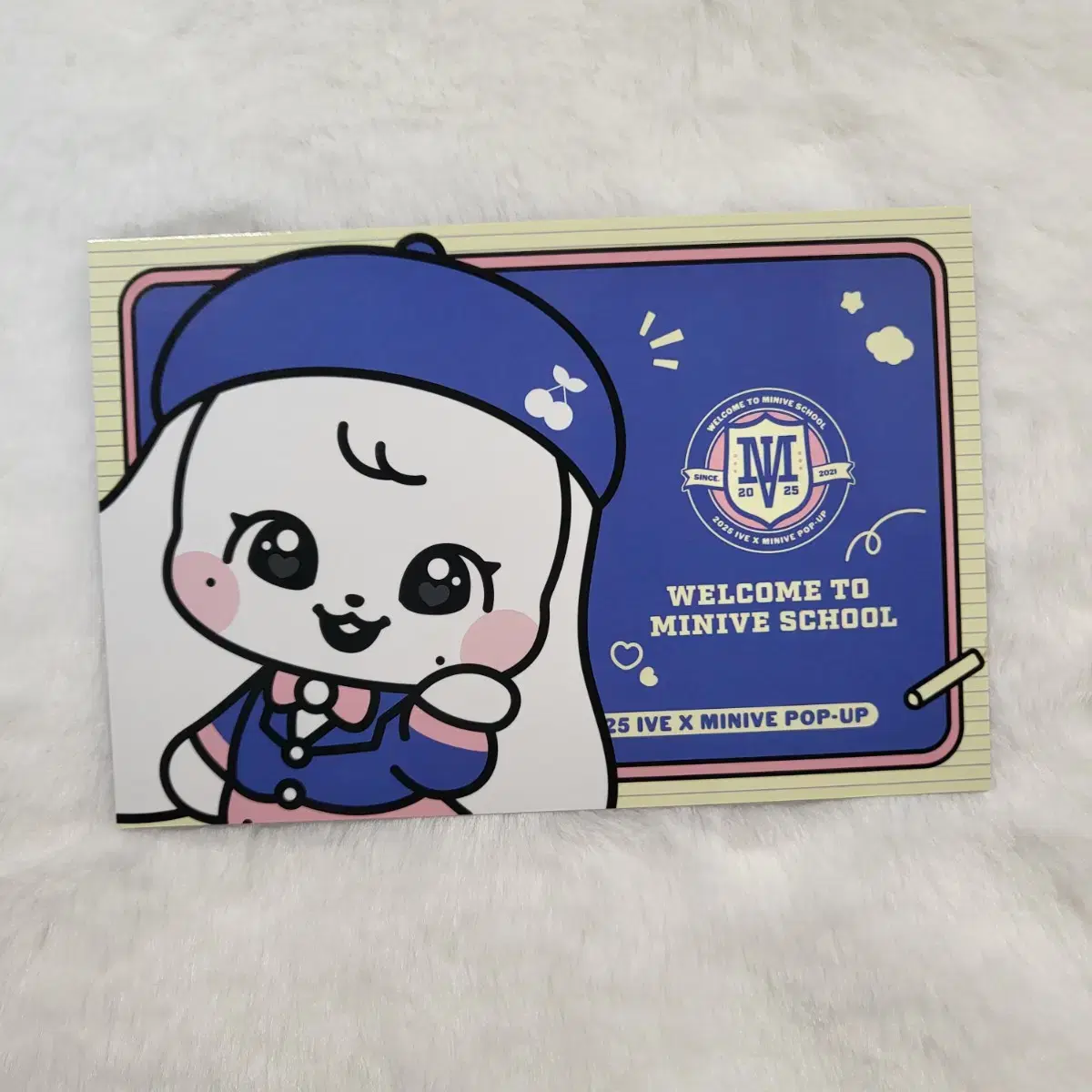 아이브 미니브 스쿨 팝업 엽서 체리 판매합니다