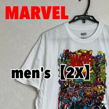 A337 [MARVEL] 반팔 프린트 티셔츠 [2X]