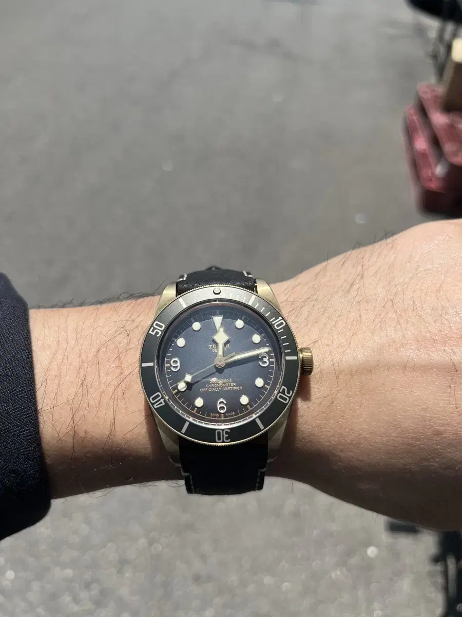 Tudor Black Bay Bronze Leather Strap