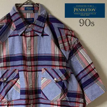 90s PENDLETON (펜들턴) 웨스턴 셔츠 / M / 체크