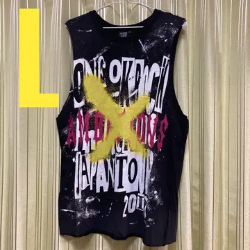 ONE OK ROCK 탱크탑 AMBITIONS 블랙 L 사이즈