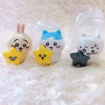 치이카와 (먼작귀) 별 라이트 토끼 하치와레 시크릿 새상품급 가챠