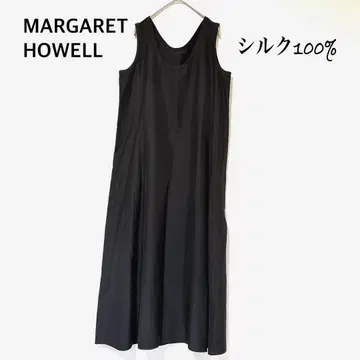 MARGARET HOWELL 실크 100% 슬리브리스 원피스 II