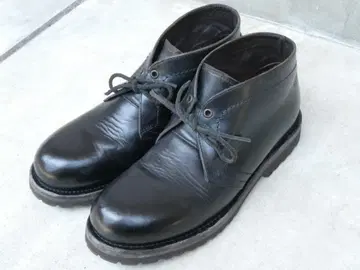 BUTTERO 가죽 처카 부츠 27.5cm 블랙