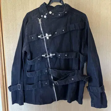 V계 펑크 고딕 GOTHICANA 블랙 고딕 자켓 XL