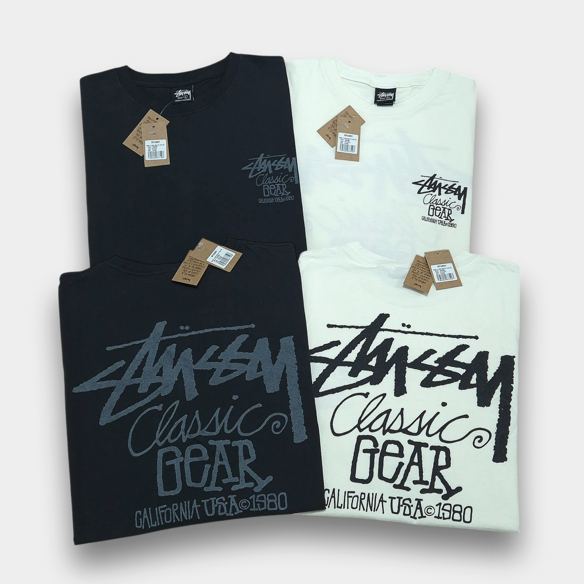[정품 새상품]스투시 stussy 클래식 기어 반팔 남녀공용