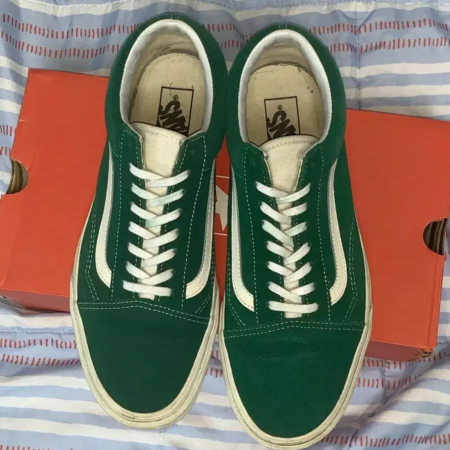 VANS 반스 Vans Old Skool Vintage Pack Evergreen 275 #반스올드