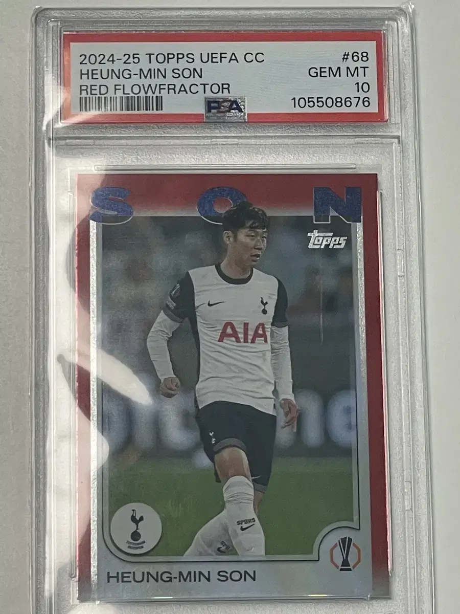 24-25 탑스 손흥민 psa10 등급카드 팝니다
