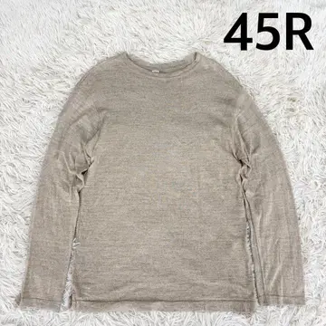 새상품급 현행 모델 45R 풀오버 크루넥 니트 얇은 소재