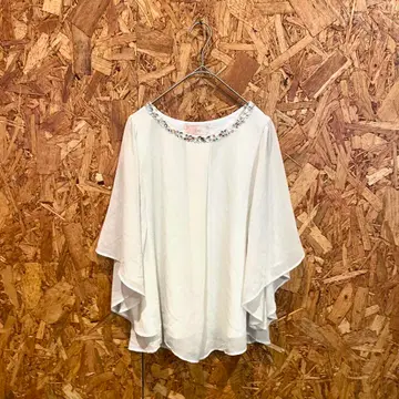 Rady 레이디 반팔 티셔츠 판초 스타일 비쥬 화이트 여성용 F