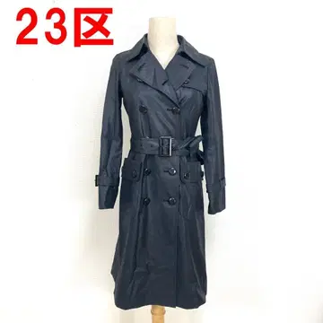 A4300 23구 트렌치코트 라이너 세트 울 벨트 포함 네이비 32
