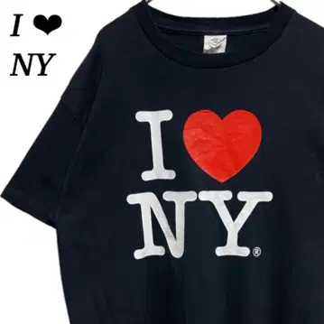 00s I LOVE NY 아이 러브 뉴욕 반팔 티셔츠 블랙