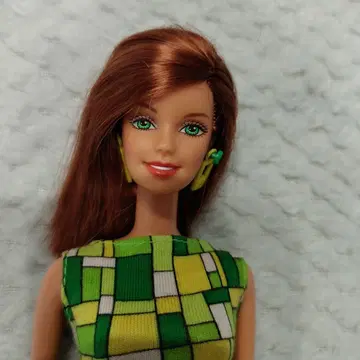 바비 인형 1966 MATTEL 빈티지 레트로 갈색 피부