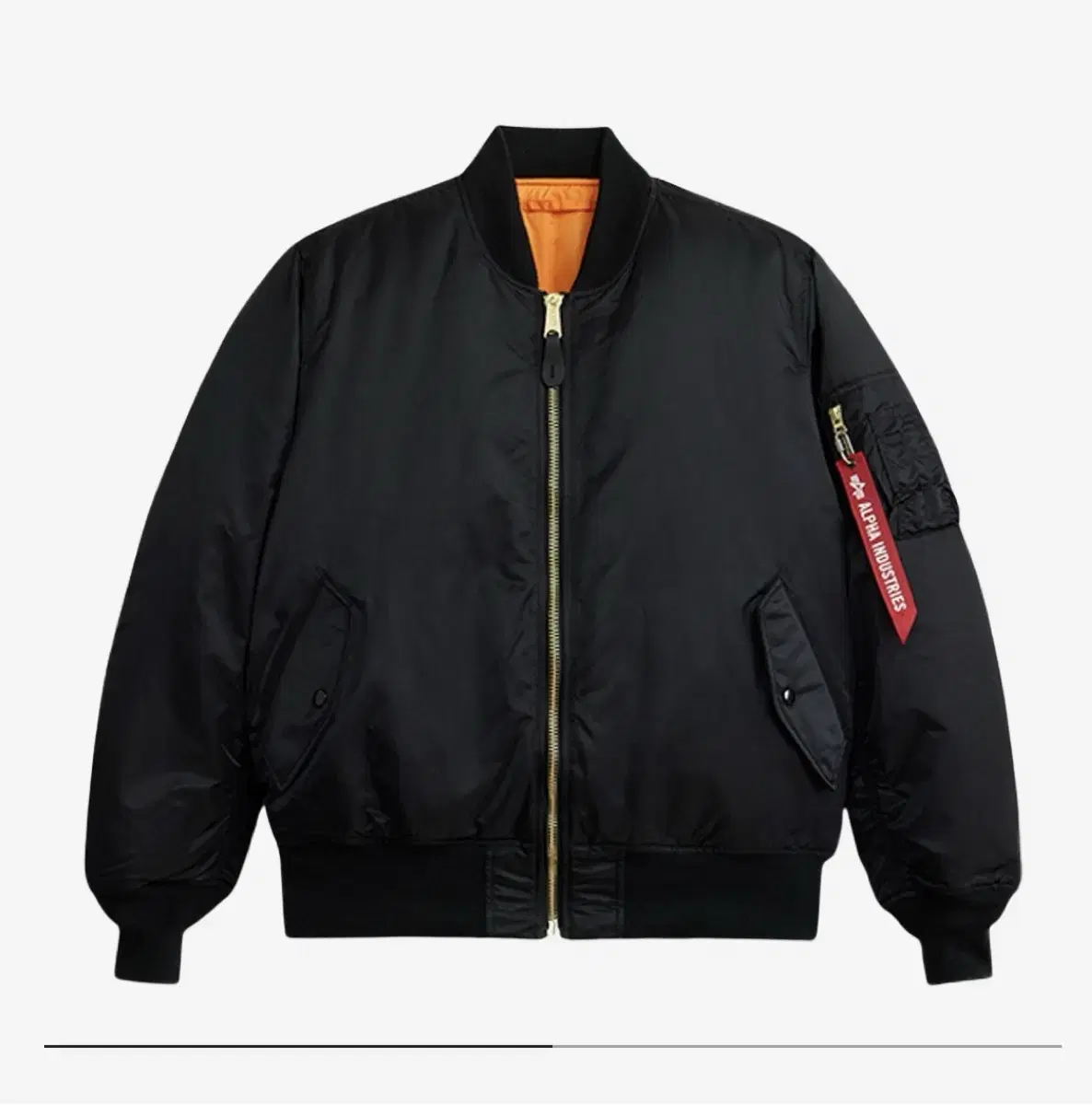 Alpha Industries MA-1 Flight Jacket Black