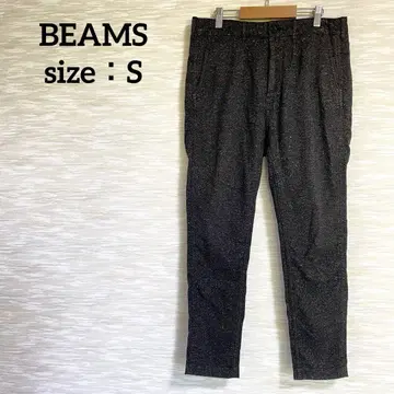 빔즈 BEAMS 울 슬랙스 테이퍼드 팬츠 [S] 일본제