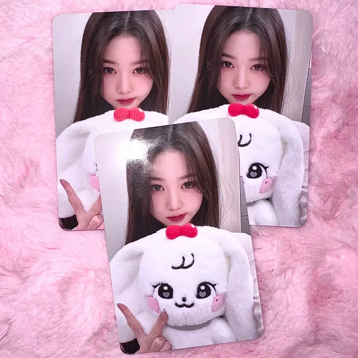 아이브 미니브 장원영 팝업 30cm 인형 체리 포카 양도 판매 md