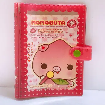 헤이세이 레트로 산엑스 모모부타 지퍼 홀더 momobuta