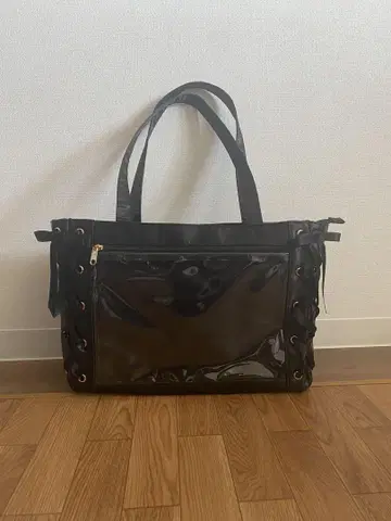 WEGO 이타백 S 레이스업 블랙 백