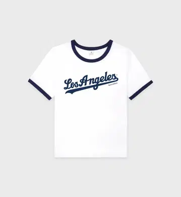 Sporty & Rich X LA 다저스 티셔츠