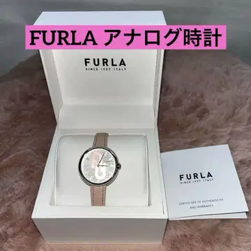 새상품 훌라 FURLA 아날로그 손목시계 실버/핑크 새상품 배터리