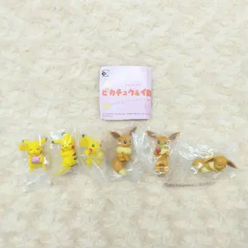 포켓몬스터 PUTITTO 피카츄 & 이브이 전 6종 가챠