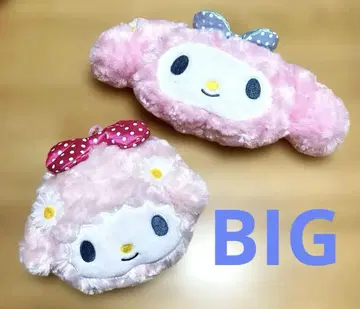 마이멜로디 피아노 페이스 파우치 봉제 인형 보아 로즈 BIG
