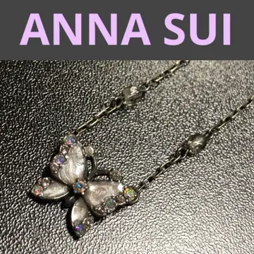 ANNA SUI 안나수이 나비 목걸이 스톤