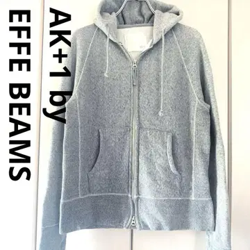 AK+1 by EFFE BEAMS 빔즈 후드티 더블 지퍼 그레이