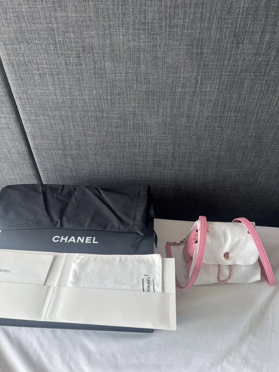 New Authentic Chanel Duma Backpack Two-Pocket Pink
