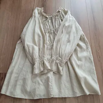 SM 2 water less Linen 앞뒤로 입는 2way 개더 튜닉