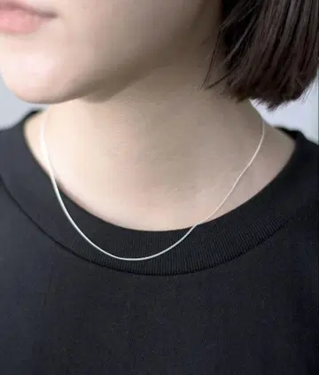 실버 925 체인 목걸이 40 cm