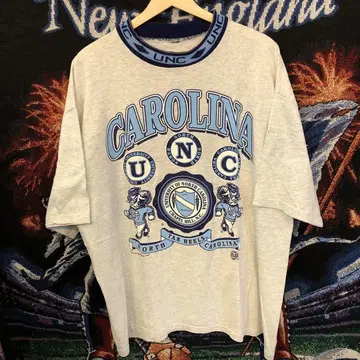 90s UNC 칼리지 T 빈티지 레어 XL