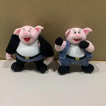 90년대 빈티지 할리데이비슨 돼지 봉제 인형