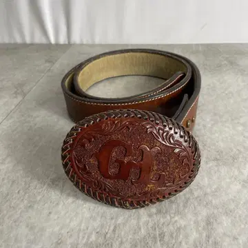 GROK LEATHER 글록 가죽 버클 벨트