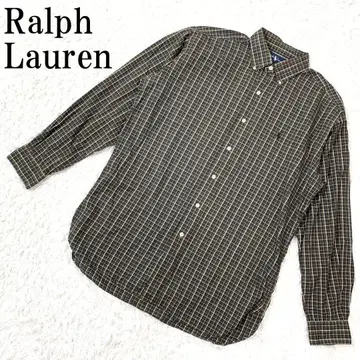 Ralph Lauren 랄프 로렌 긴팔 셔츠 그레이 계열 M B525