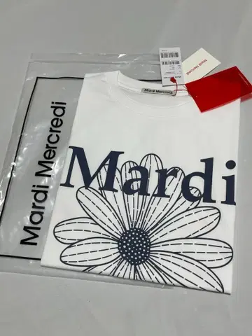 마르디메크르디 Mardi Mercredi 플라워 마르디 티셔츠