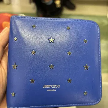 JIMMY CHOO 접이식 지갑 파랑