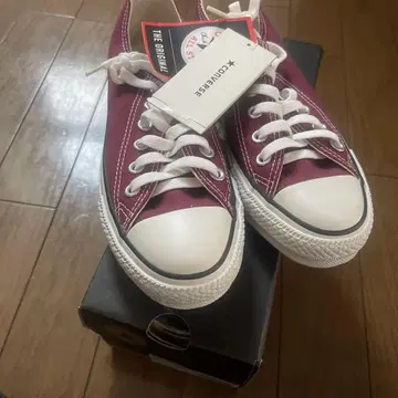 CONVERSE ALL STAR 버건디 스니커즈