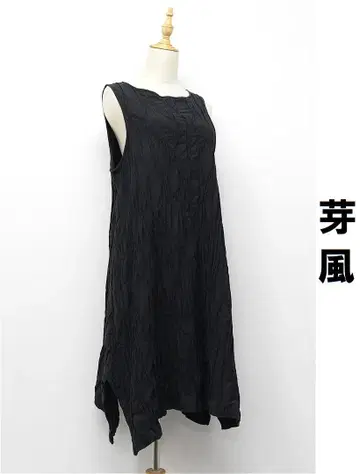 K436/메후 MEFU 슬리브리스 원피스 센소유니코 38 블랙