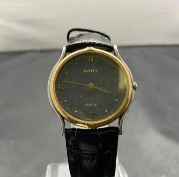 라도 쿼츠 손목시계 블랙 다이얼 28.7mm
