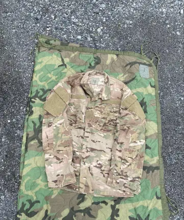 S-R 미군 실물 밀리터리 자켓 OEF-CP 멀티캠 ARMY