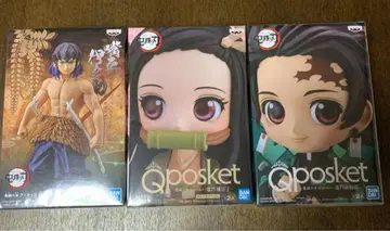 Qposket 피규어 세트 탄지로 네즈코 + 젠이츠