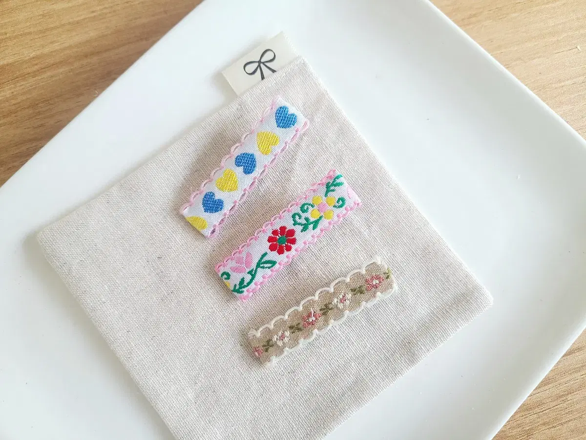 5cm yooa Hair Clip 3-Piece Set