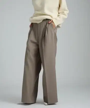 BRILL 브릴 신상품 2턱 팬츠 슬랙스 와이드 트윌