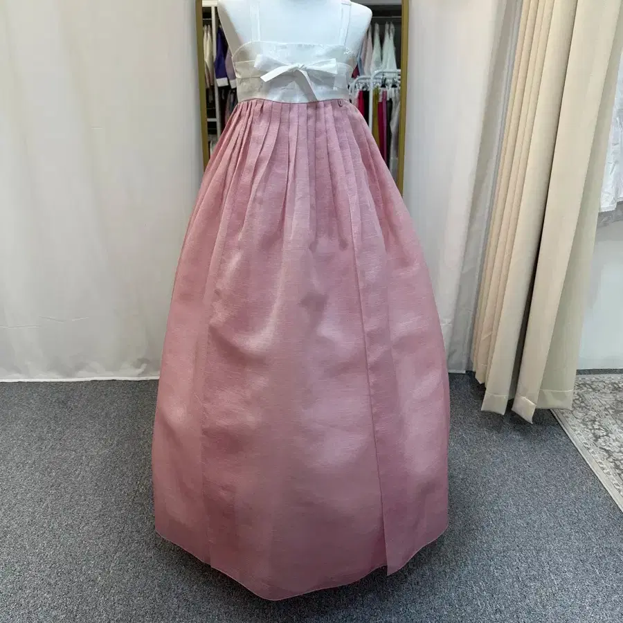 New) Size 66 Jin Pink Frill Skirt #한복,#여자한복,#한복치마,#한복