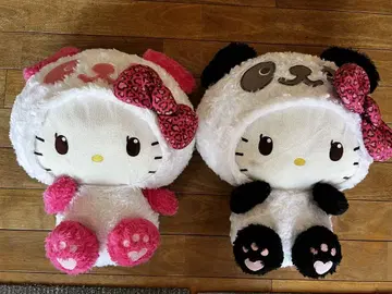 헬로키티 봉제 인형 2개 세트