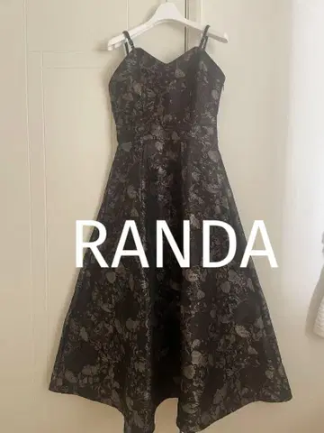 새상품급 RANDA 자카드 플라워 원피스